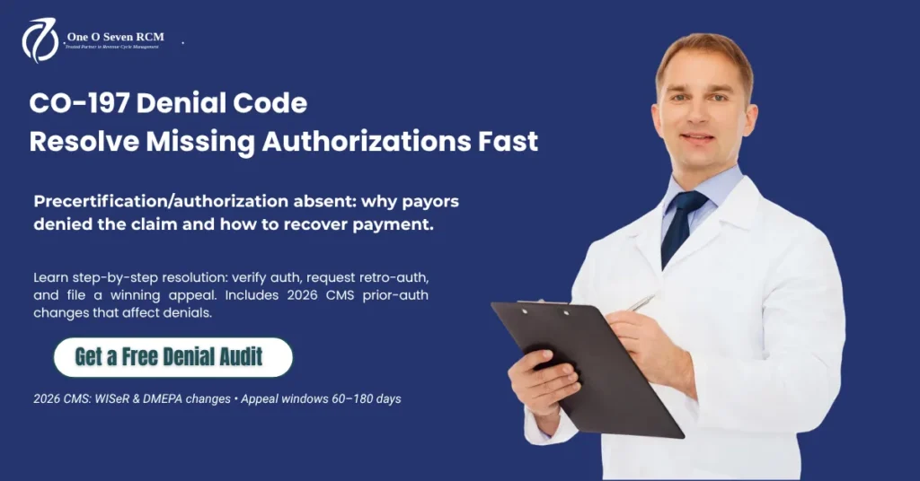 CO-197 Denial Code: The Complete Guide to Resolution, Prevention & 2026 Updates