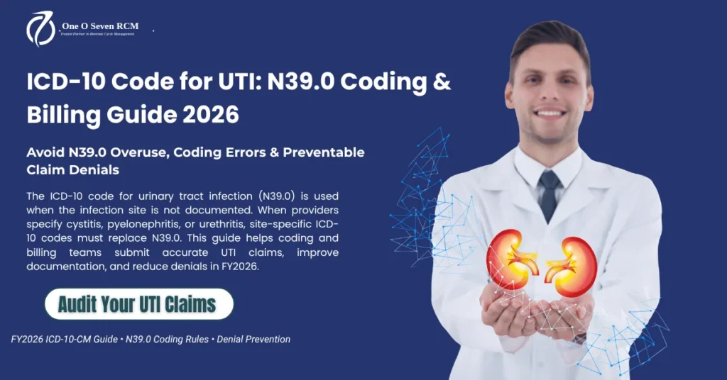 ICD-10 Code for UTI: N39.0 Coding, Billing & Denial Prevention Guide (2026)