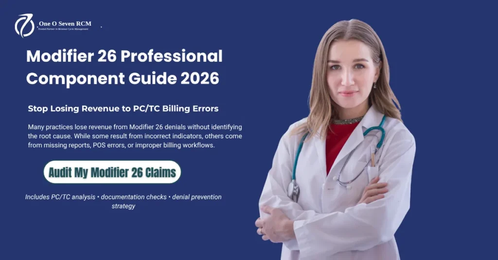 Modifier 26 in Medical Billing: The Definitive 2026 Guide to Professional Component Billing