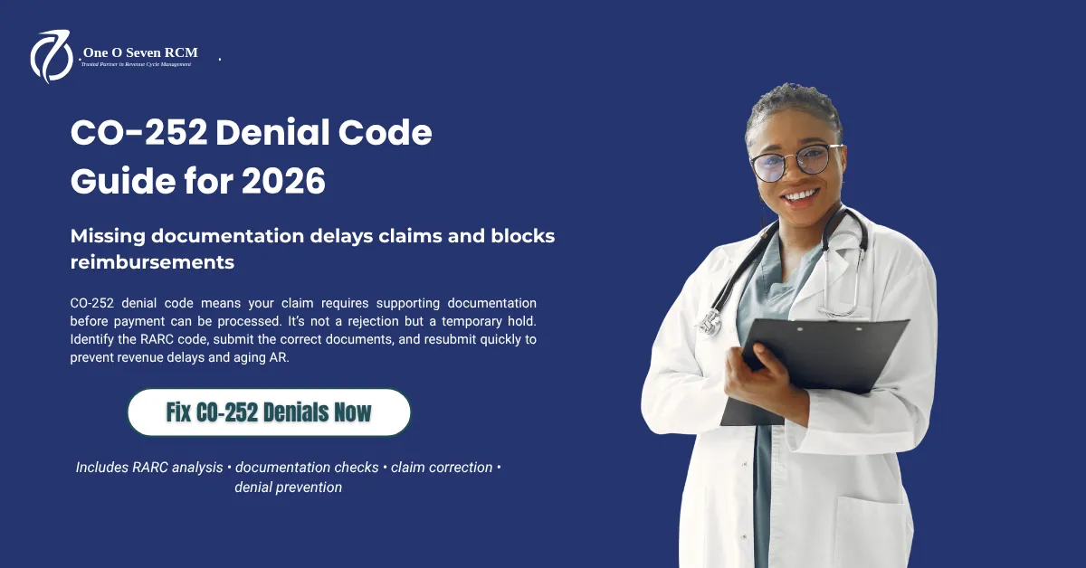 CO-252 Denial Code: Complete Guide to Causes, RARC Codes, and ...