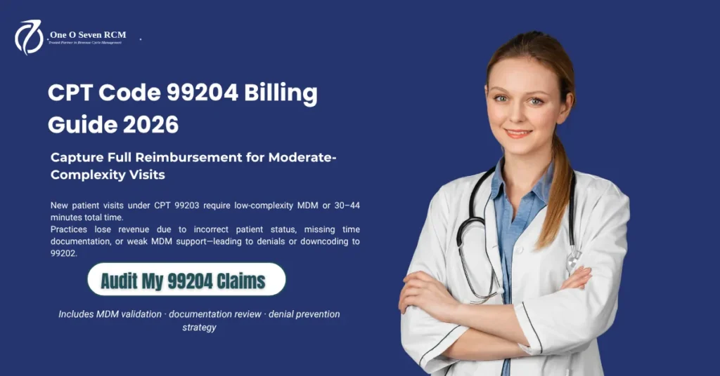 CPT Code 99204: Complete Billing, Reimbursement & Documentation Guide [2026]