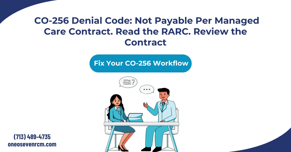 CO-256 Denial Code: Description, Causes, and Resolution