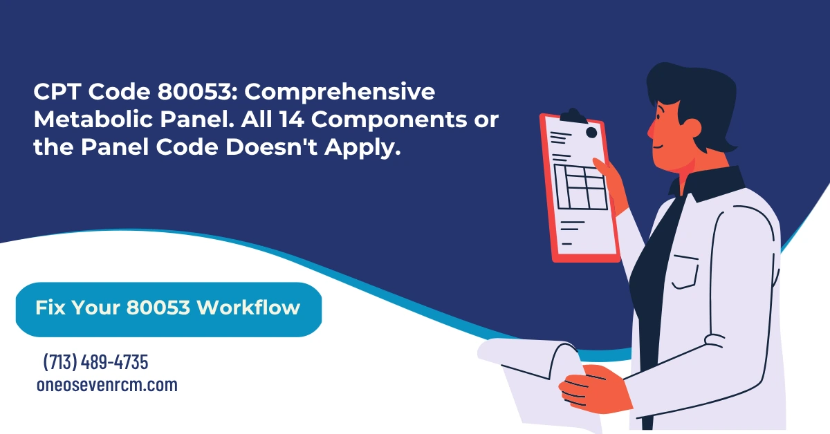 Panel Lab Codes CPT Code 80053: 2026 CMP Billing, CLFS Rates & Denials